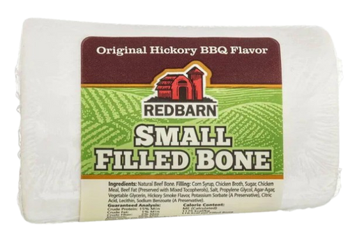 Redbarn Filled Bone Hickory BBQ Flavor, Small Single