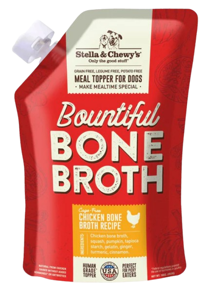 Stella & Chewy's Bountiful Bone Broth Cage-Free Chicken Recipe for Dogs, 16oz