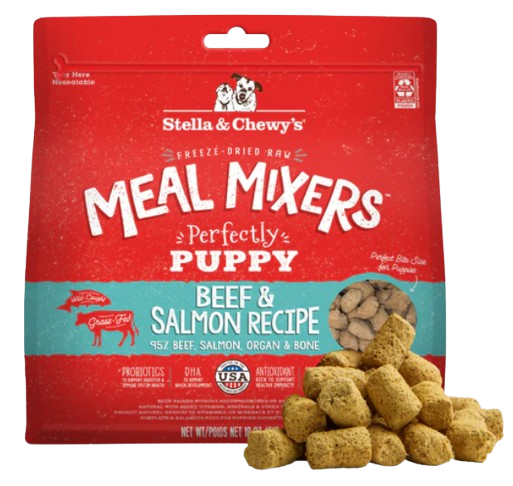 Stella & Chewy's Perfectly Puppy Beef & Salmon Meal Mixers for Puppies, 18oz