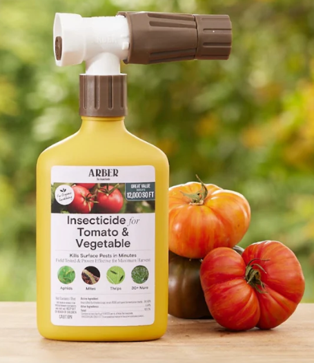 Arber Organic Insecticide for Tomato & Vegetable, 16oz Ready-To-Spray Hose End