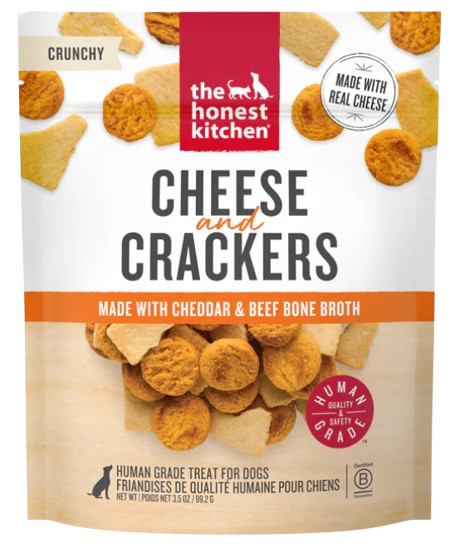 The Honest Kitchen Cheese and Crackers Dog Treats, 3.5oz