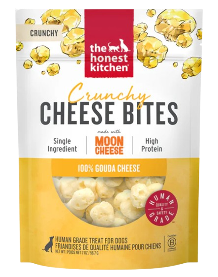 The Honest Kitchen Gouda Cheese Bites Dog Treats, 2oz