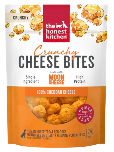 The Honest Kitchen Cheddar Cheese Bites Dog Treats, 2oz