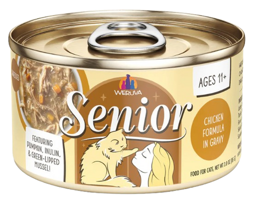 Weruva Cat Senior Chicken Formula in Gravy Canned Cat Food, 3oz