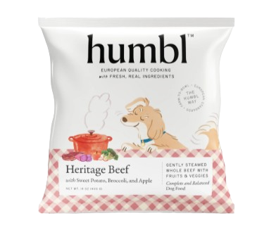 humbl Heritage Beef Frozen Dog Food, 14oz