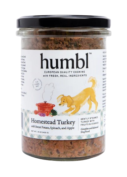 humbl Homestead Turkey Pantry Jar Dog Food, 14oz