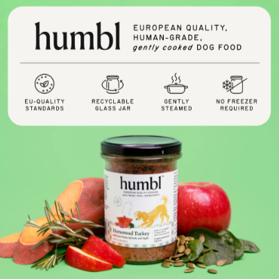 humbl Homestead Turkey Pantry Jar Dog Food, 14oz