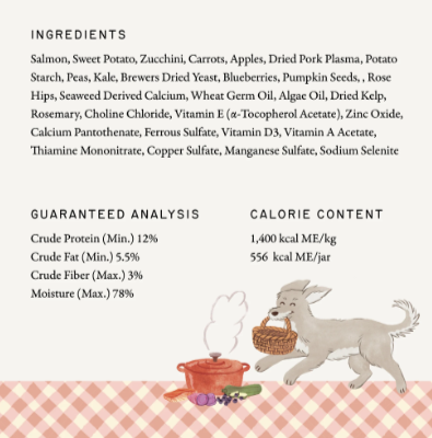 humbl Norwegian Salmon Pantry Jar Dog Food, 14oz