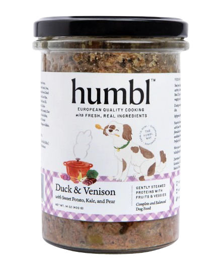 humbl Duck & Venison Pantry Jar Dog Food, 14oz