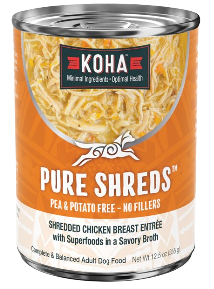 KOHA Pure Shreds Shredded Chicken Breast Entrée for Dogs 12.5 oz
