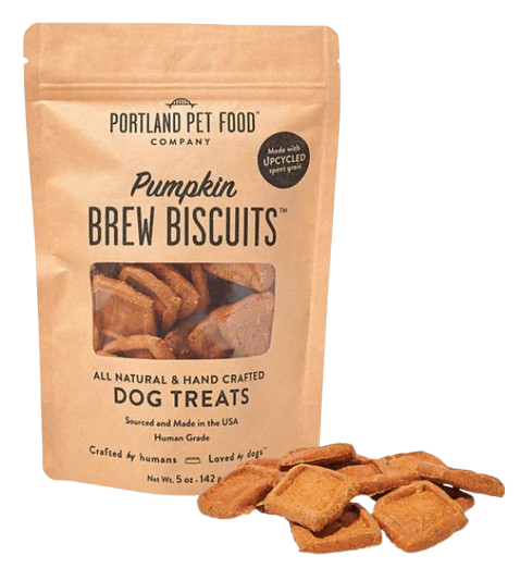Portland Pet Food Brew Biscuits with Pumpkin 5oz Dog Treats