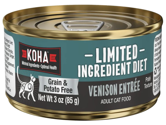 KOHA Limited Ingredient Diet Venison Entrée Canned Cat Food