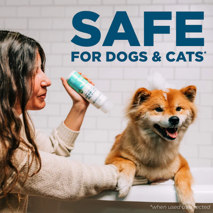 Wondercide Flea & Tick Shampoo for Dogs + Cats with Natural Essential Oils, 12oz