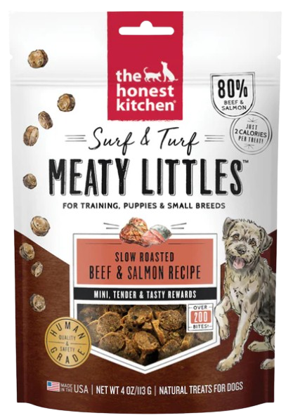 The Honest Kitchen Beef & Salmon Meaty Littles Dog Treats, 4oz