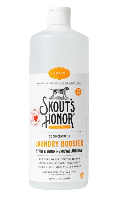 Skout's Honor Laundry Booster - Stain & Odor Removal Additive, 32oz