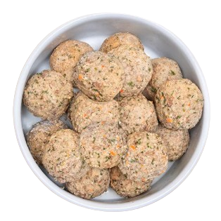 Open Farm Turkey & Salmon Freshly Crafted Meatballs for Dogs, 14oz - Frozen