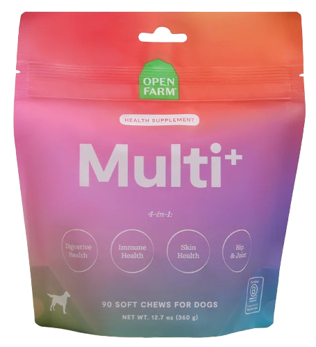 Open Farm Multi+ Supplement 90ct Soft Chews for Dogs, 12.5oz