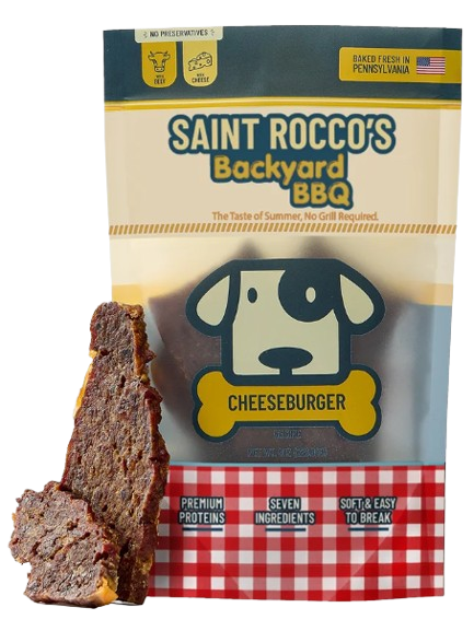 Saint Rocco's Cheeseburger Treats for Dogs