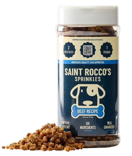 Saint Rocco's Beef Sprinkles Meal Topper for Dogs, 6oz