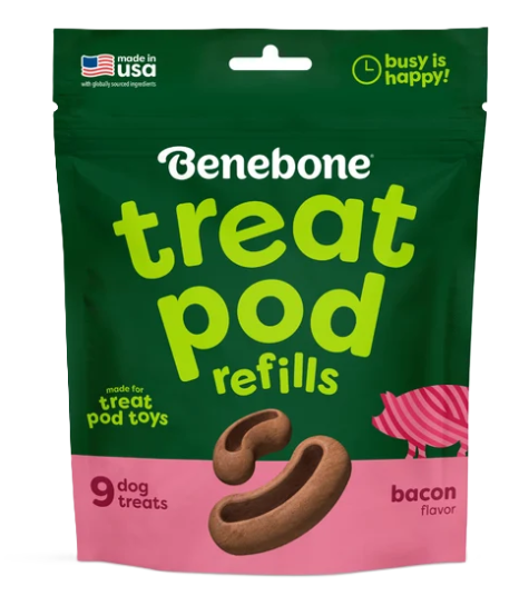 Benebone Bacon Treat Pod Dog Treats