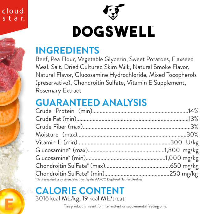Dogswell Hip & Joint Meatballs Dog Treats, Beef, 14oz