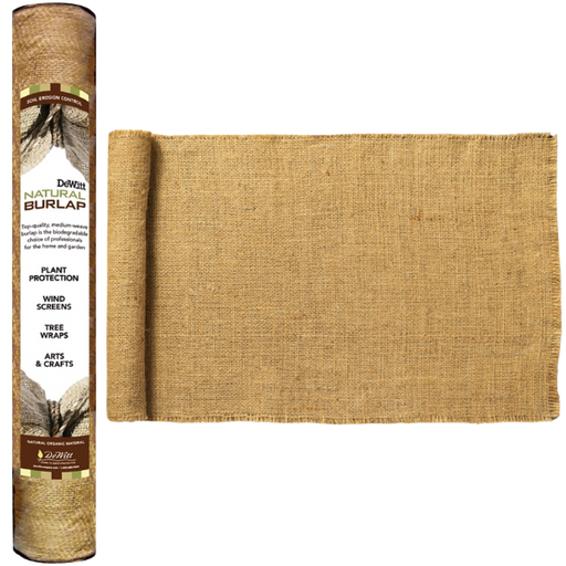 Natural Burlap 3 ft. W X 24 ft. L Burlap Landscape Fabric