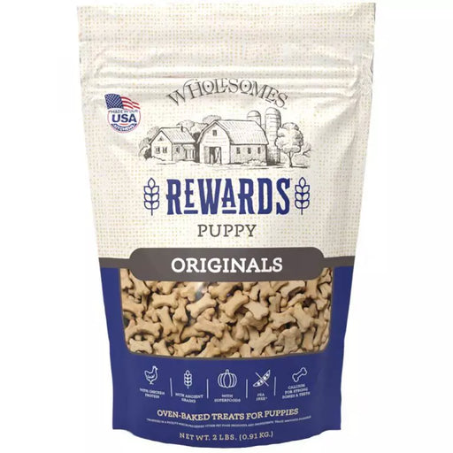 Wholesomes Rewards Puppy Originals Dog Biscuits, Chicken, 2lbs