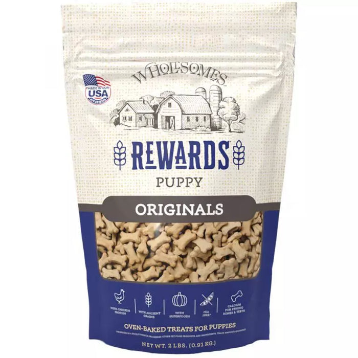 Wholesomes Rewards Puppy Originals Dog Biscuits, Chicken, 2lbs