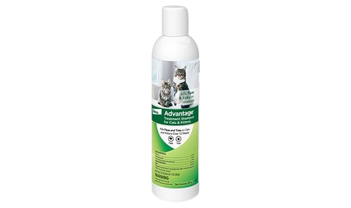 Advantage Flea & Tick Treatment Shampoo for Cats & Kittens, 8oz