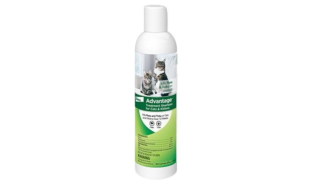 Advantage Flea & Tick Treatment Shampoo for Cats & Kittens, 8oz