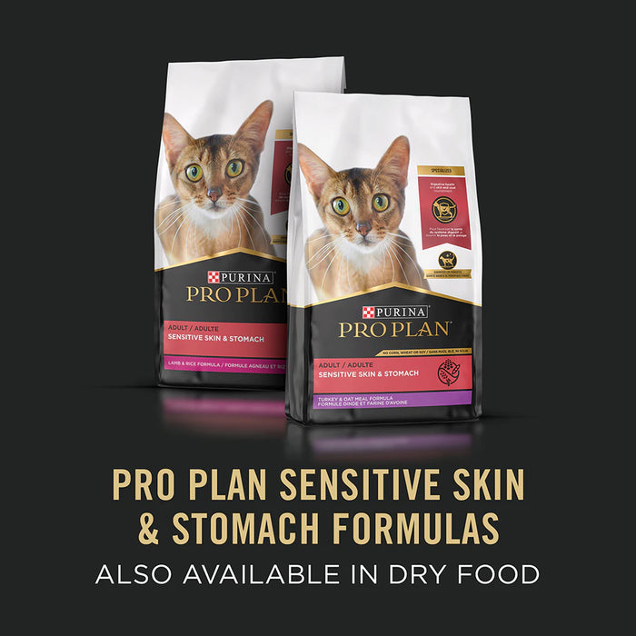 Purina Pro Plan Sensitive Skin & Stomach Duck Entree Grain Free Classic Wet Cat Food, 3OZ