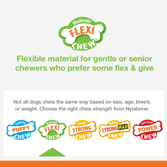 Nylabone Healthy Edibles and Flexi Chew Value Pack Dog Treat, Extra Small/Petite, up to 15lbs