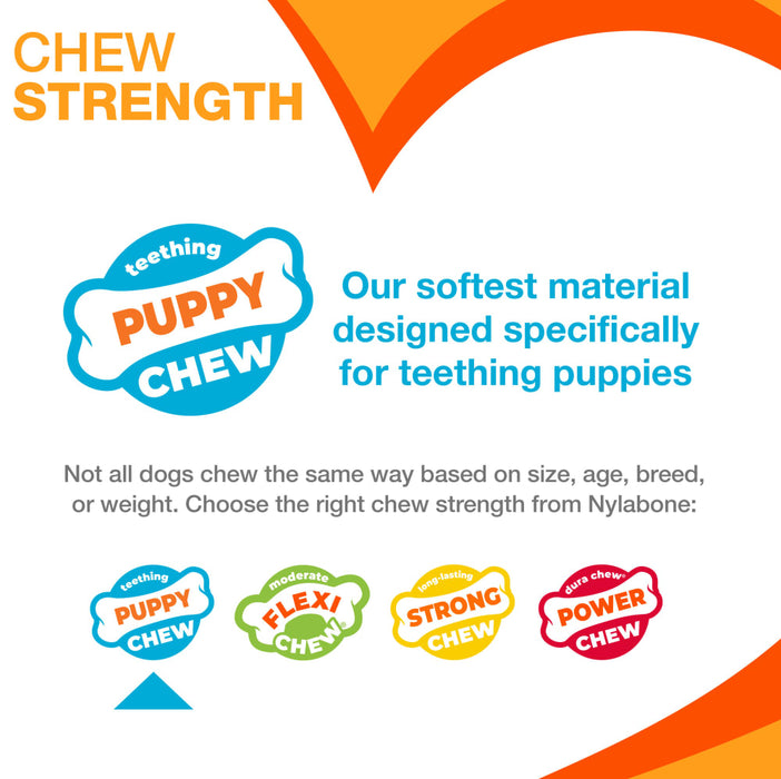 Nylabone Sensory Material Puppy Teething Ring Dog Toy