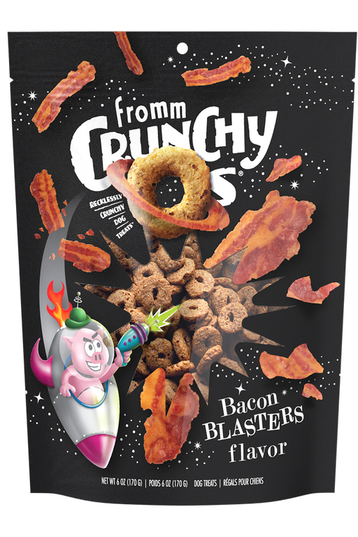 Fromm Crunchy O's  Bacon Blast Dog Treats
