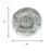 Cuddle Donut Pet Bed, Frosted Grey