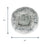 Cuddle Donut Pet Bed, Frosted Grey