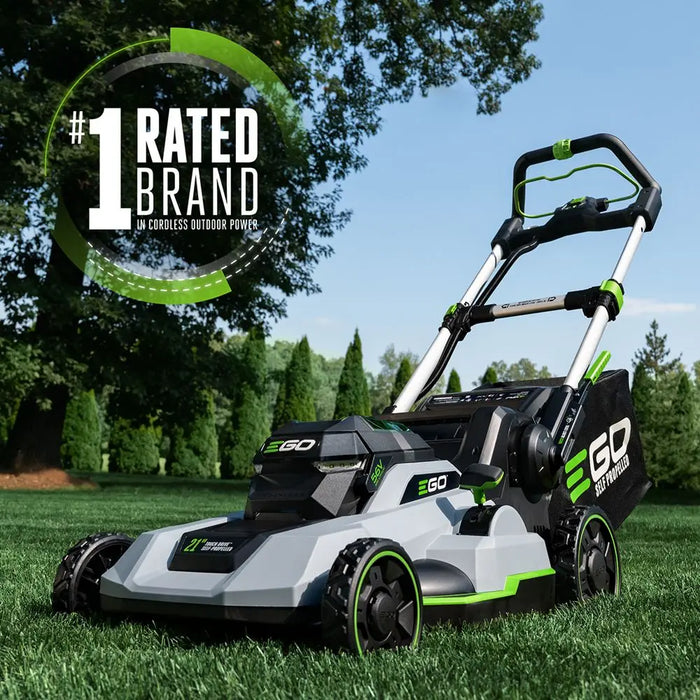 EGO POWER+ 21” Self-Propelled Mower with Touch Drive Kit (7.5Ah Battery, Rapid 550W Charger)