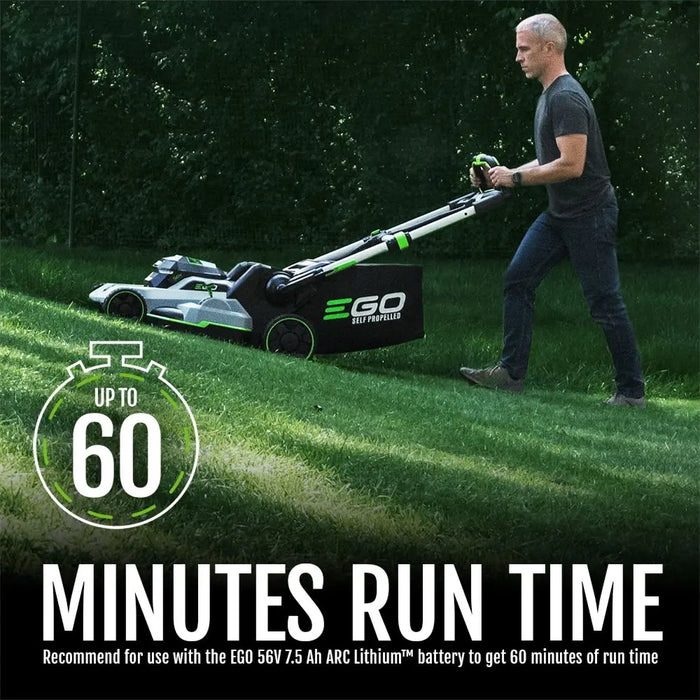 EGO POWER+ 21” Self-Propelled Mower with Touch Drive Kit (7.5Ah Battery, Rapid 550W Charger)