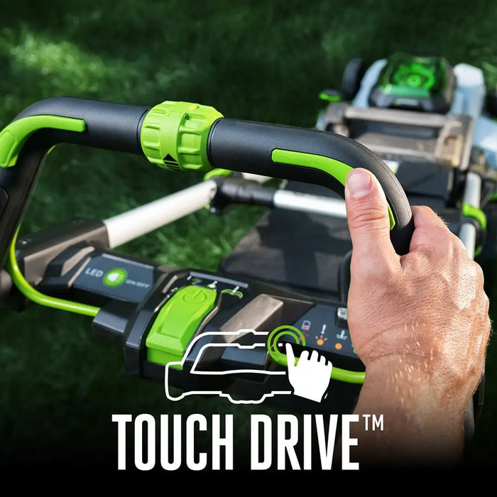 EGO POWER+ 21” Self-Propelled Mower with Touch Drive Kit (7.5Ah Battery, Rapid 550W Charger)