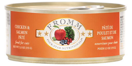 Fromm Four Star Chicken & Salmon Pate Canned Cat Food, 3oz