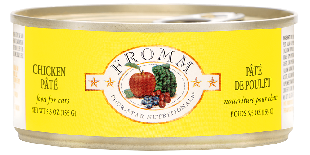 Fromm Four Star Chicken Pate Canned Cat Food, 3oz