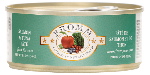 Fromm Four Star Salmon & Tuna Pate Canned Cat Food, 3oz
