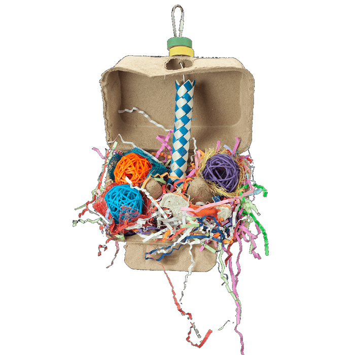 Egg-Stravaganza Bird Toy