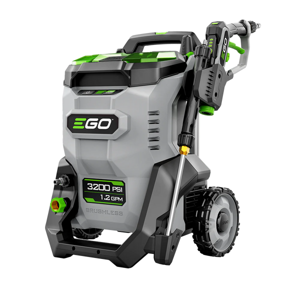 EGO POWER+ 3200 PSI Pressure Washer Kit (2* 6.0Ah Batteries & 320w
