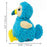 KONG Toughz Squeaky Plush Dodo Bird Dog Toy, Medium