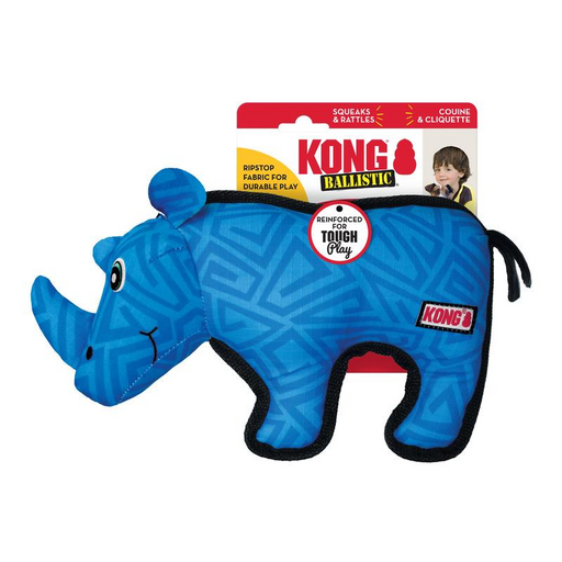 KONG Ballistic Dog Toy, Rhino