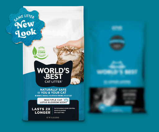World's Best Multiple Cat Lotus Blossom Scent Cat Litter, 28lbs