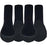 Goo-Eez Lites Dog Boots, 4pk, Black