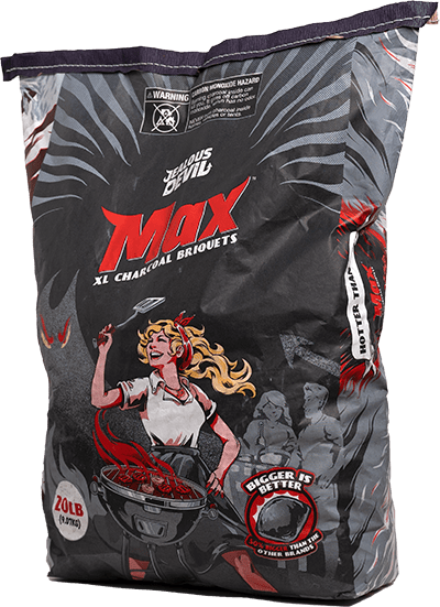 Jealous Devil Max XL Charcoal Briquets, 20lbs