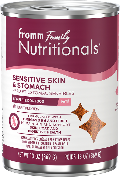 Fromm Nutritionals Sensitive Skin & Stomach Complete Dog Food, 13oz